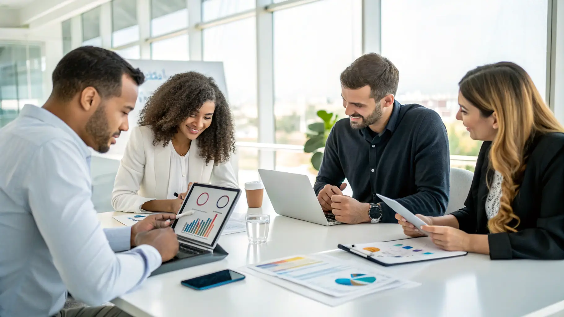The Tyche Technologies team collaborating